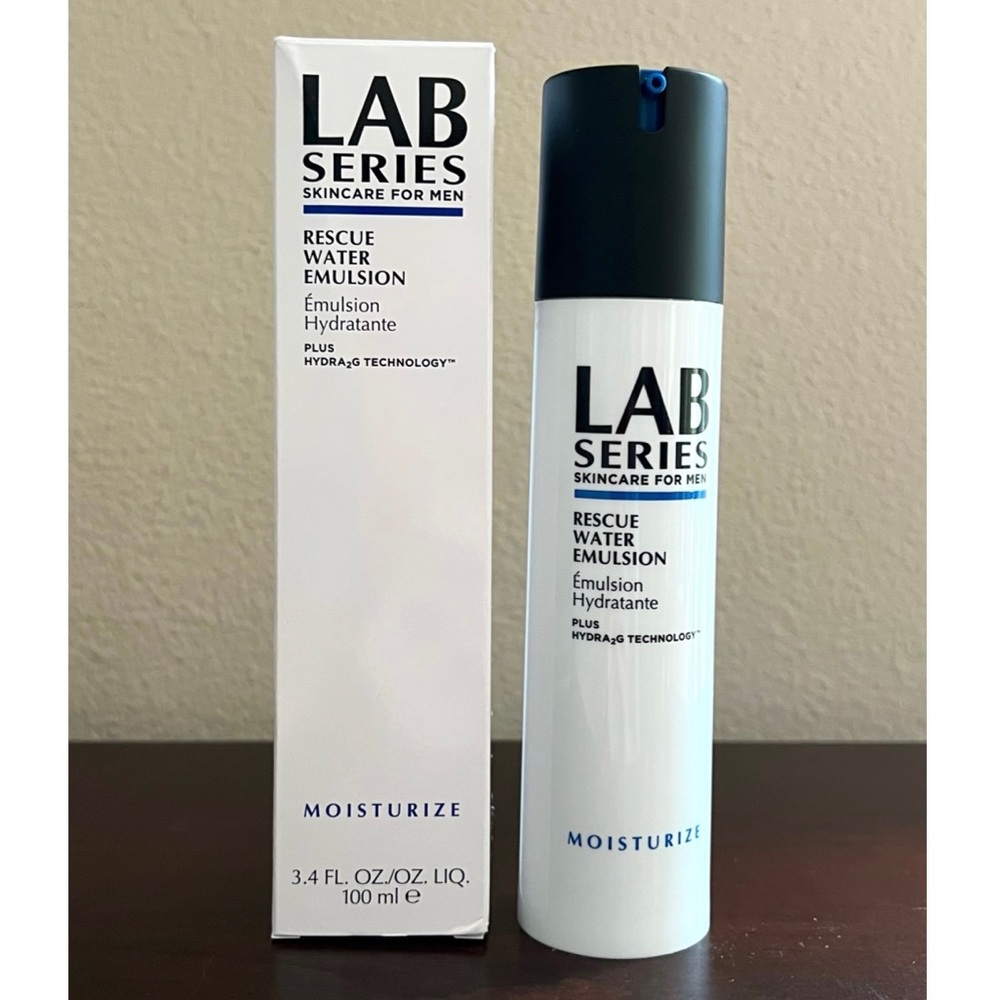 LAB SERIES Men Skincare Rescue Water Emulsion + Hydra2G Technology Moisturizer